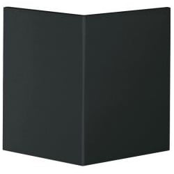 tehalit Außeneck, PVC zu BR Oberteil 80mm, graphitschwarz