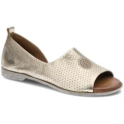Goldene Sandalen Artiker Stylische Damenschuhe, 36