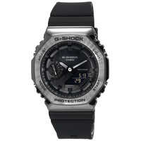 Casio G-Shock Metal Clad Alarm Licht Timer Quarz GM-2100BB-1A 200M Herrenuhr