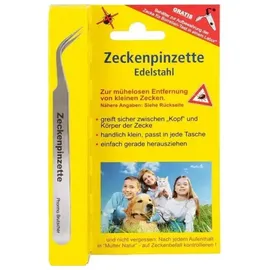 Pharma Brutscher Zeckenpinzette Chirurgenstahl/Weiß