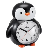 Atlanta 2165 Kinderwecker Pinguin schwarz/weiß