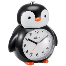Atlanta 2165 Kinderwecker Pinguin schwarz/weiß