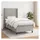 vidaXL Boxspringbett 100 x 200 cm Hellgrau