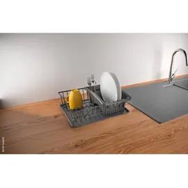 Metaltex Aquatex Plus Spülkorb 34 x 40 x 3 cm mattschwarz