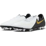 Nike Phantom Gx 2 Academy Ag Fußballschuhe, white/black/mtlc gold coin 41