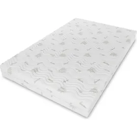 marpur Schaum-Kokosmatratze Kokos sylver 80X200 cm, Matratze Höhe ca. 20 cm Härtegrad H3/H4, Farbe: Aloe Vera, Hochflexibler Schaum inkl. Bezug