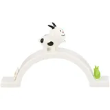 Alessi Signorina Due Cornetti AGJ01 17 – Krippenfigur aus Porzellan, Handdekoriert, Mehrfarbig