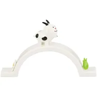 Alessi Signorina Due Cornetti AGJ01 17 – Krippenfigur aus Porzellan, Handdekoriert, Mehrfarbig