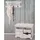 MCW Garderobe mit Sitzbank 42x62x33 cm weiß