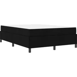 vidaXL Boxspringbett 140 x 200 cm Schwarz