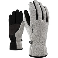 Ziener LIMAGIOS JUNIOR glove multisport Freizeit- / Funktions- / Outdoor-Handschuhe | atmungsaktiv, gestrickt, grau (grey melange), 6