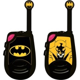 Lexibook Batman - Walkie-Talkies - Reichweite 2km, Licht-Morse Funktion, Gürtelclip, für Kinder/Jungen, Batterie, Schwarz/Gelb, TW25BAT