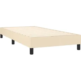 vidaXL Boxspringbett 100 x 200 cm Creme