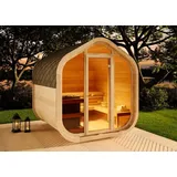FinnTherm ScandiCube Wave Comfortissimo inkl. 9 kW Ofen + int. Steuerung