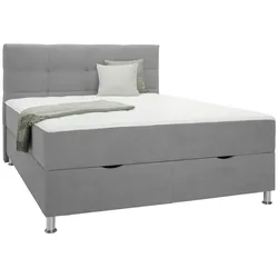 Boxbett Oviedo in Grau ca. 180x200cm