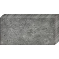DECCART Wand-Paneele in Betonoptik, Deckenpaneele, Wandverkleidung Deckenverkleidung mit Beton-Imitat, 7014XL Wandplatten in Grau aus Polystyrol - 1 Stück - 0,5m2