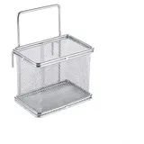 Edelstahl-Sieb, Hot Pot Leak Mesh Spinnensieb für Lebensmittel Knödel (E)