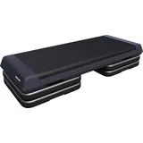 Gorilla Sports Fitness Stepper Schwarz/Grau 10cm/15cm/20cm