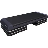 Gorilla Sports Fitness Stepper Schwarz/Grau 10cm/15cm/20cm
