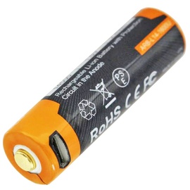 AccuCell Li-Ion Akku Mignon AA LR6 1600mAh mit 1,5 Volt, mehrfach geschützt mit USB Ladekabel
