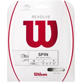 Wilson Unisex – Erwachsene Revolve 17 WH Strings, White, 12,2 Meter