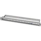 Logilink NK4057 Patchpanel 19'' für 24 Keystone-Module grau