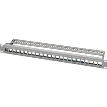 Logilink NK4057 Patchpanel 19'' für 24 Keystone-Module grau