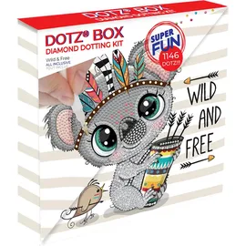 Diamond Dotz Diamond Painting Koala Wild & Free Bastelset 22 x 22 cm