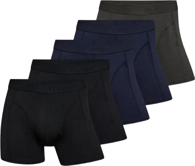 Claudio 5er-Pack Boxershorts Mehrfarbig 3XL