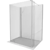 Mexen Kioto Duschwand Walk-in 100 x 100 x 40 cm, transparent, chrom - 800-100-100-221-01-00-040