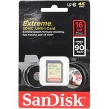 SanDisk SDHC Extreme 16 GB Class 10 90 MB/s UHS-I U3 2er Pack