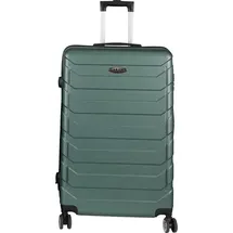 H4L Koffer Trolley Reisekoffer Hartschalenkoffer grün 49x30x74cm 4 Rollen