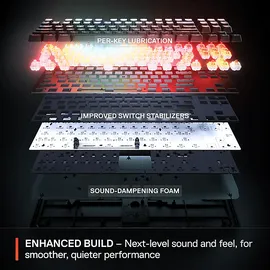SteelSeries Apex Pro Mini Gen3, Gaming-Tastatur, Mechanisch, Sonstiges, Kabelgebunden, Schwarz