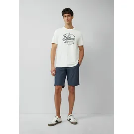 s.Oliver Phoenix: Strukturierte Chino-Shorts mit Elastikbund - blau - 30