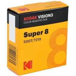 KODAK Film Vision3 500T 8mm für Super 8 Schmalfilmkameras Farbnegativfilm