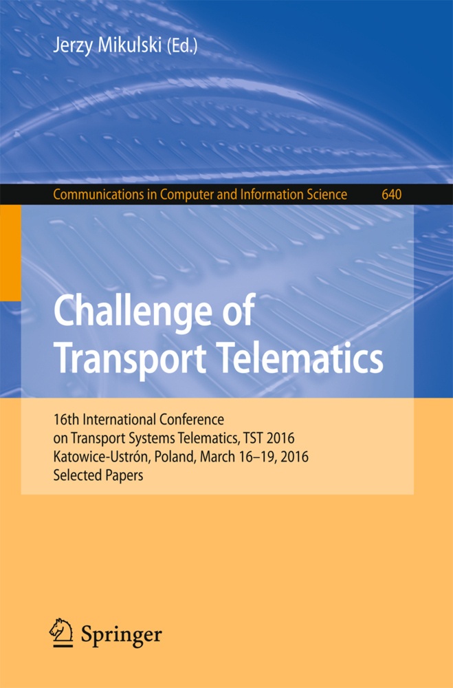 Challenge Of Transport Telematics  Kartoniert (TB)