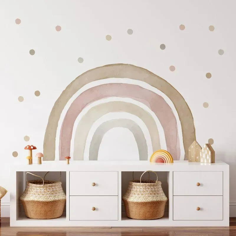 Murgall Soft Rainbow Wandsticker 110x70cm 1 Blatt