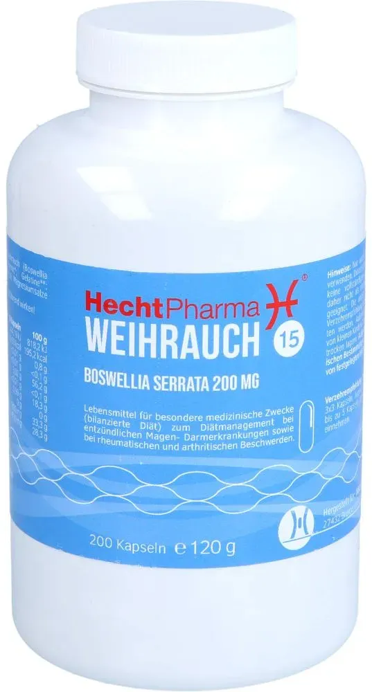 HECHT H 15 200 mg Weihrauch Kapseln 200 St