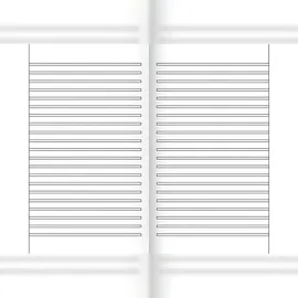 Brunnen Schulheft A4 16 Blatt, liniert, mit Rand, Klasse 3)
