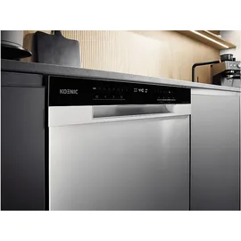 KOENIC KDW 6041 A BU Einbau-Geschirrspüler (unterbaufähig, 598 mm breit, Edelstahl)