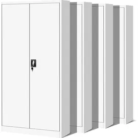 Jan Nowak C001 Aktenschrank 185 x 90 x 40 cm weiß