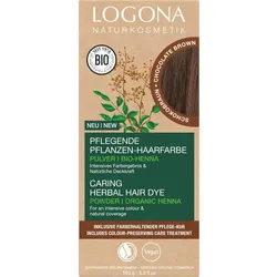 Logona Pflanzen- Pulver Pflanzenhaarfarbe 100 g Braun 