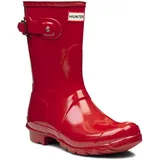 Hunter Short Gloss Gummistiefel für Damen, Rot - glänzend rot - Größe: 41 EU - 40 EU