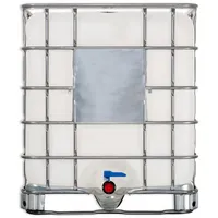 Plasteo plasteo® 1000 Liter IBC- Behälter Wassertank Container GESPÜLT