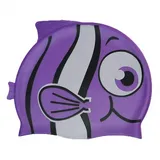 Kinder Badekappen Cartoon Fisch Badekappen wasserdichte Silikon Badekappe für langes kurzes Haar