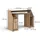 Vicco Joel Eiche Schwarz 123 x 45 cm Gamingtisch PC-Tisch Schublade Tür