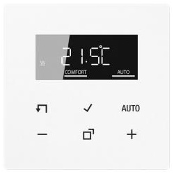 JUNG HOME Raumthermostat-Display, alpinweiß