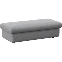Pouf FLEXLUX "Lovane", grau (sophisto grau), B:131cm H:44cm T:61cm, Poufs, Weich & anschmiegsam