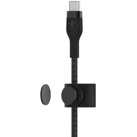 Belkin BoostCharge Pro Flex USB-C Kabel mit Lightning Connector 1 m, Schwarz
