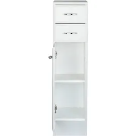 WELLTIME Midischrank »Rallye« Breite 25 cm, mit wechselbarem Türanschlag weiß